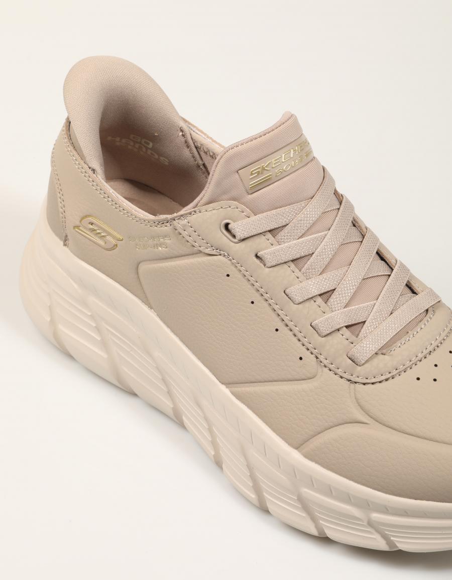 ZAPATILLAS SKECHERS BOBS B FLEX TAUPE 117394 en color Taupe