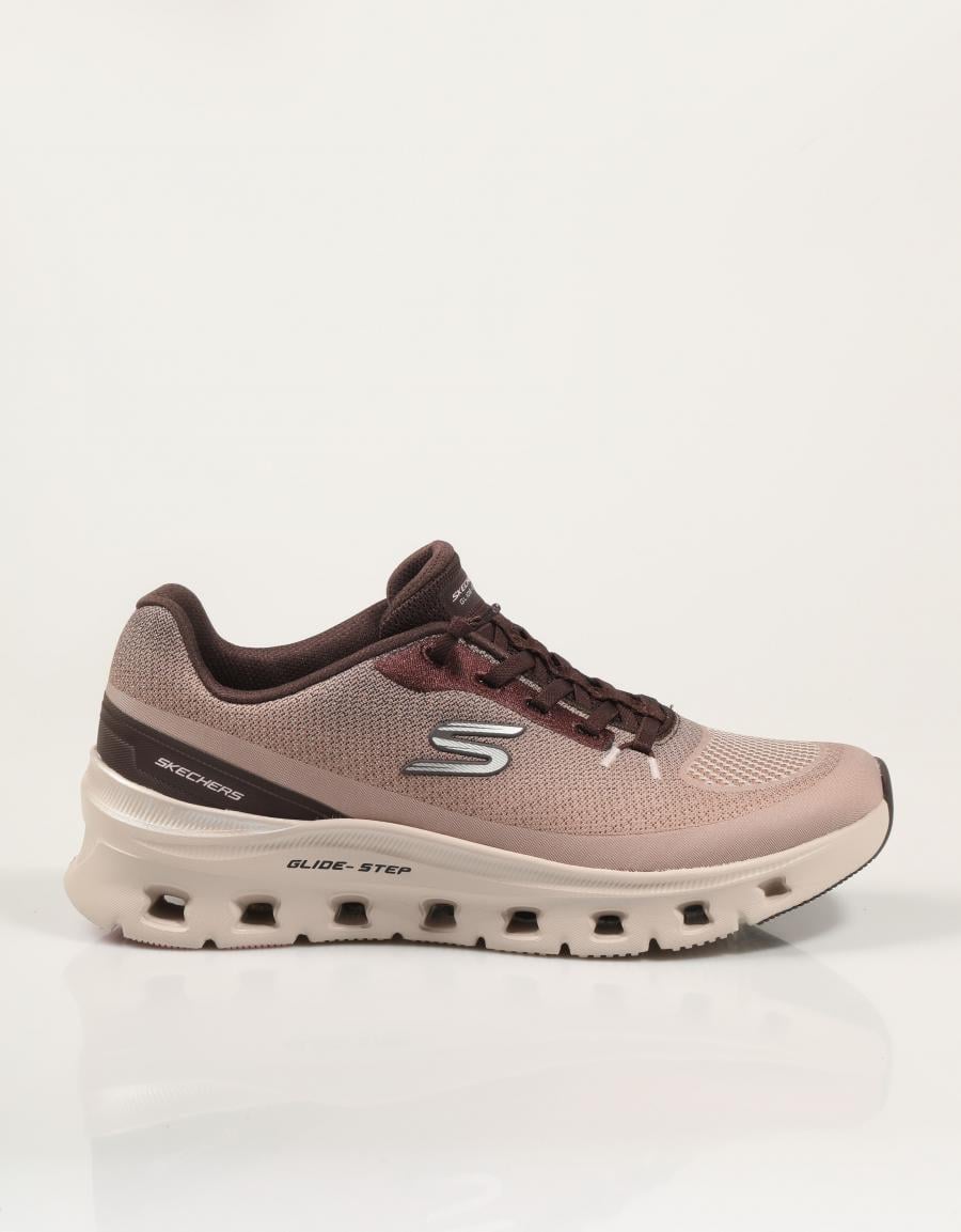ZAPATILLAS SKECHERS GLIDE STEP BROWN 150437 en color Marron
