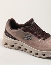 ZAPATILLAS SKECHERS GLIDE STEP BROWN 150437 en color Marron