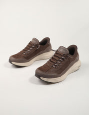 ZAPATILLAS SKECHERS SLIP INS CHOCOLATE 150507 en color Marron