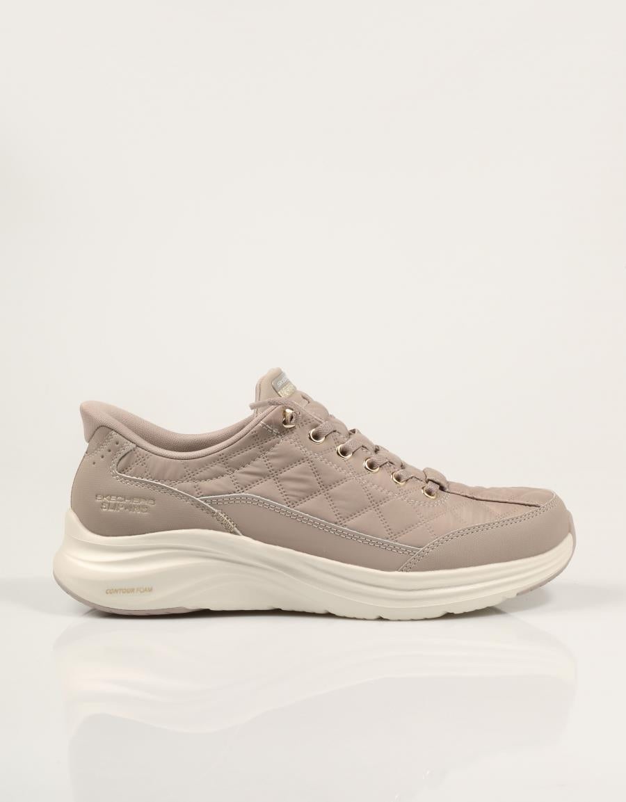 ZAPATILLAS SKECHERS SLIP INS TAUPE 150413 en color Taupe