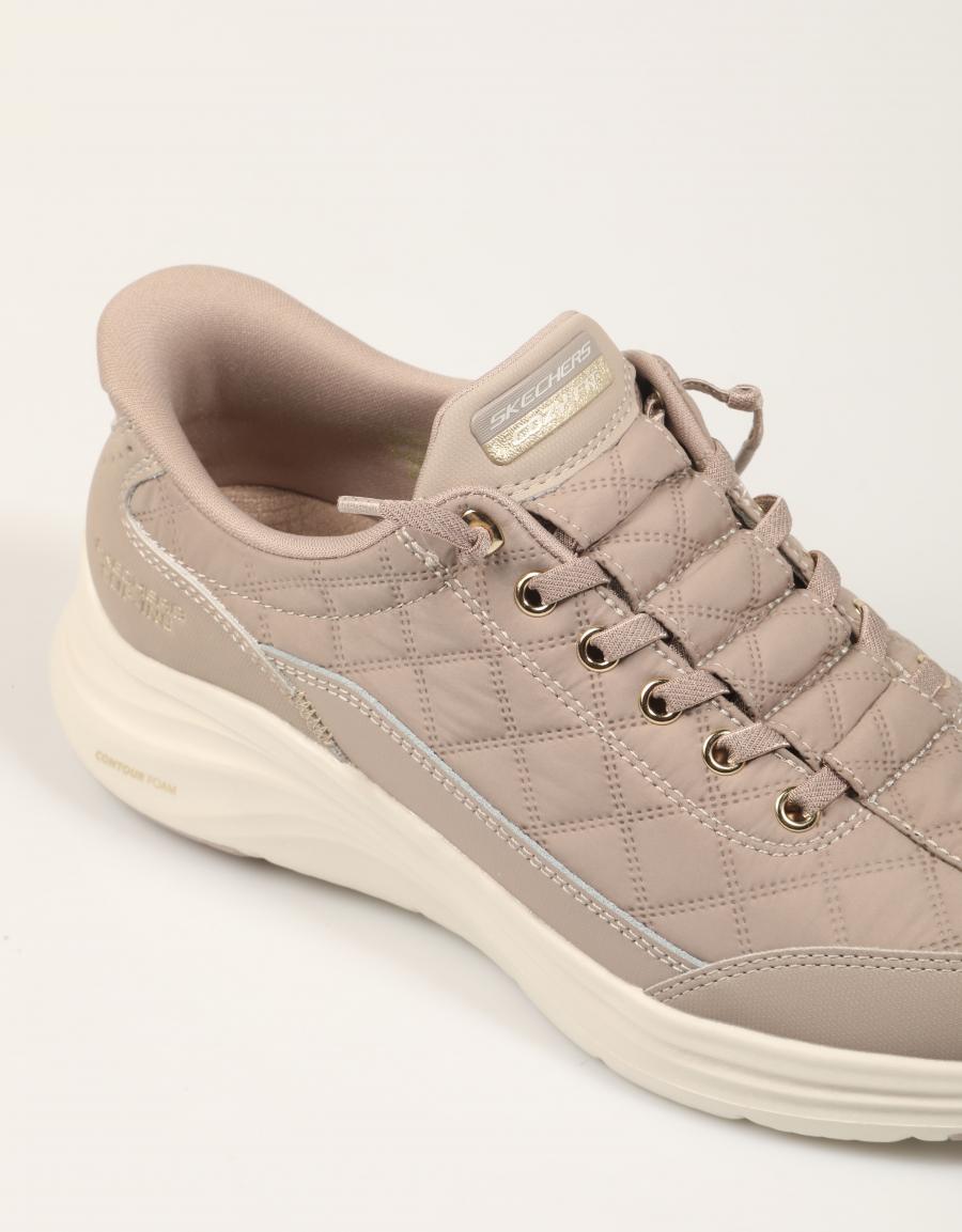 ZAPATILLAS SKECHERS SLIP INS TAUPE 150413 en color Taupe