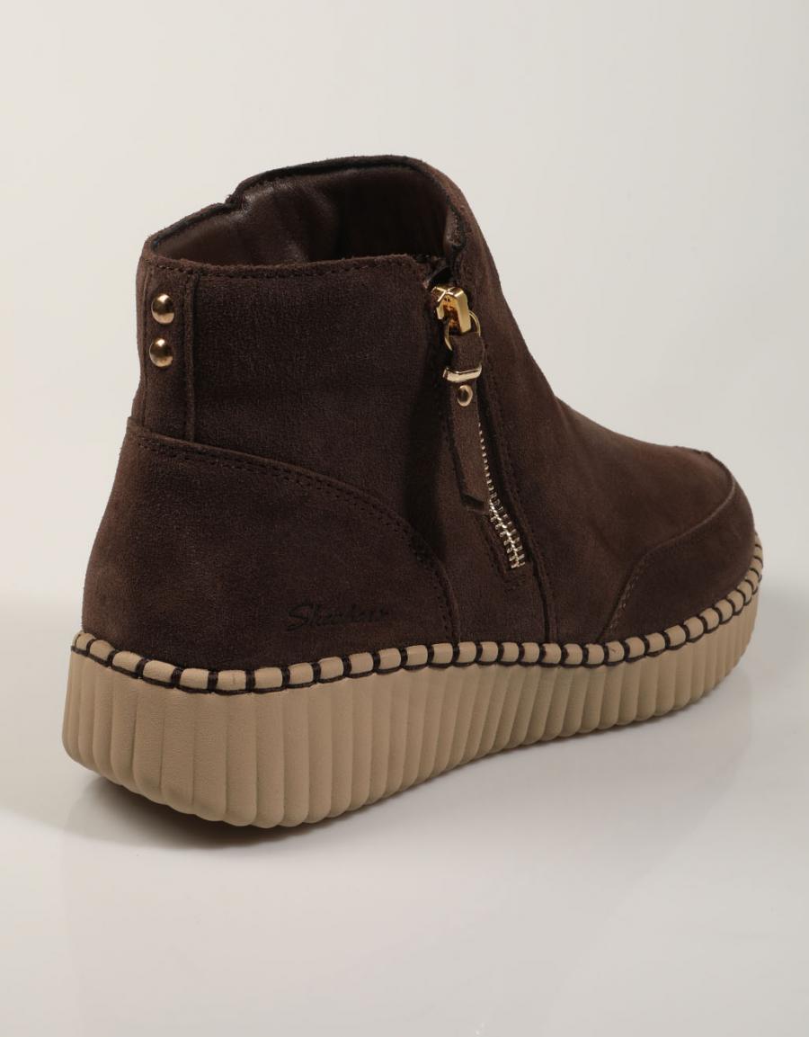 BOTINES SKECHERS RELAXED FIT CHOOLATE 169086 en color Marron