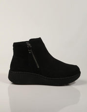 BOTINES SKECHERS RELAXED FIT BLACK 169086 en color Negro