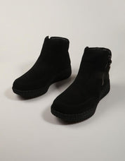 BOTINES SKECHERS RELAXED FIT BLACK 169086 en color Negro