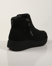 BOTINES SKECHERS RELAXED FIT BLACK 169086 en color Negro