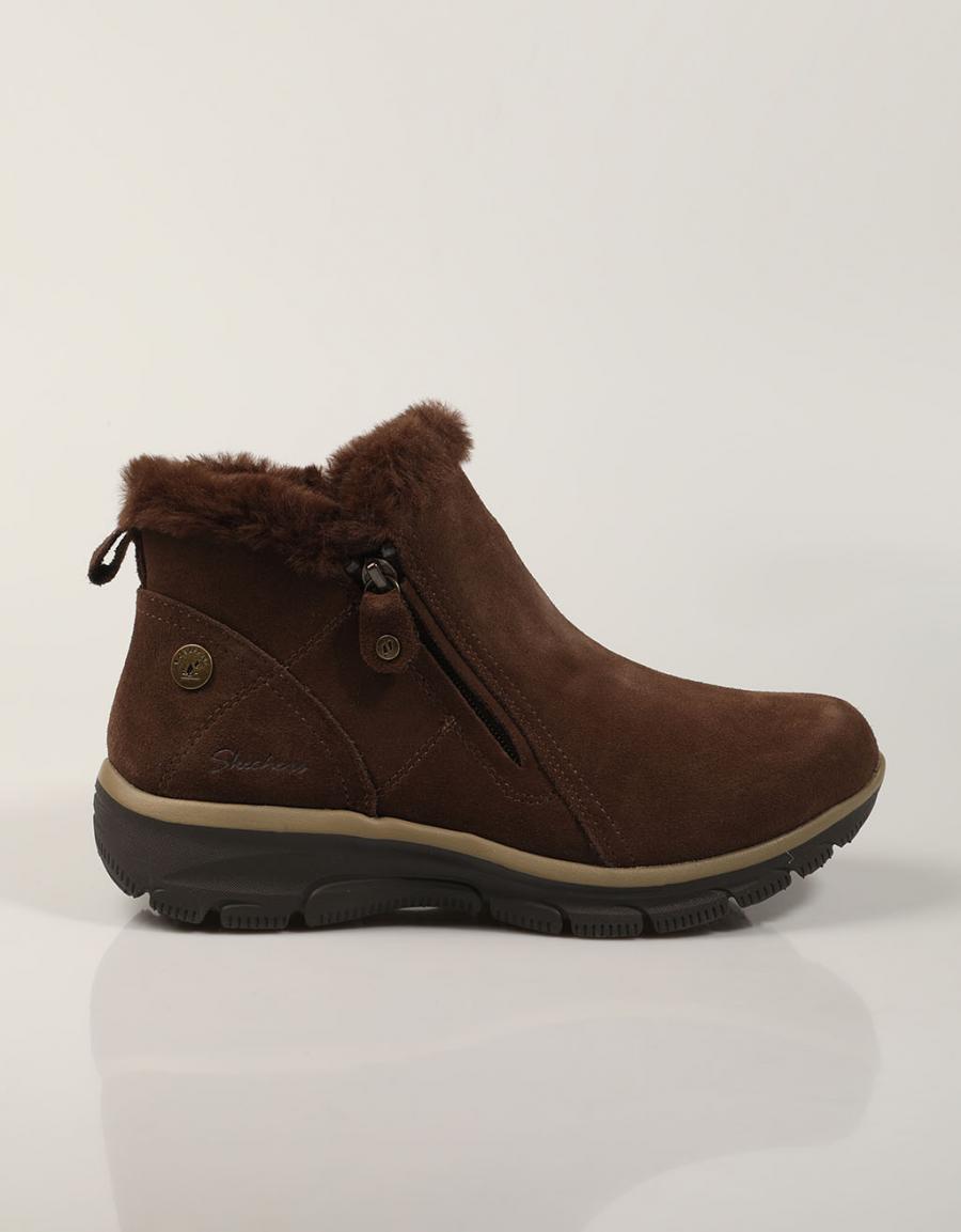 BOTINES SKECHERS WATERPROFF CHOCLOATE 168042 en color Marron