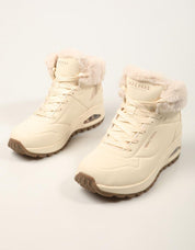 BOTINES SKECHERS UNO RUGGED OFF WHITE 190285 en color Beige