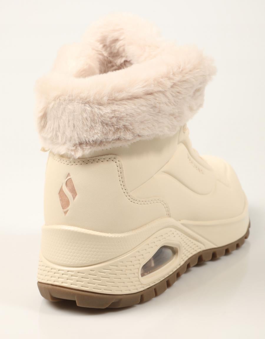 BOTINES SKECHERS UNO RUGGED OFF WHITE 190285 en color Beige
