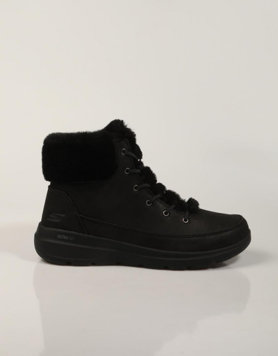 BOTINES SKECHERS ON THE GO BLACK 144202 en color Negro