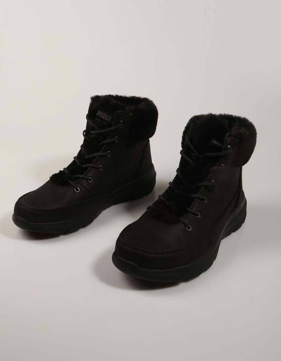 BOTINES SKECHERS ON THE GO BLACK 144202 en color Negro
