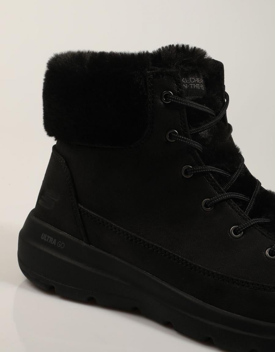BOTINES SKECHERS ON THE GO BLACK 144202 en color Negro