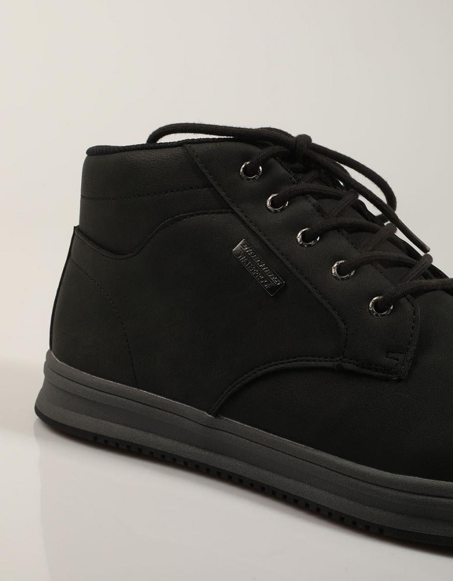 BOTINES SKECHERS PALMIRO BLACK 211461 en color Negro