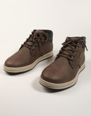 BOTINES SKECHERS PALMIRO CHOCLOATE 211461 en color Marron