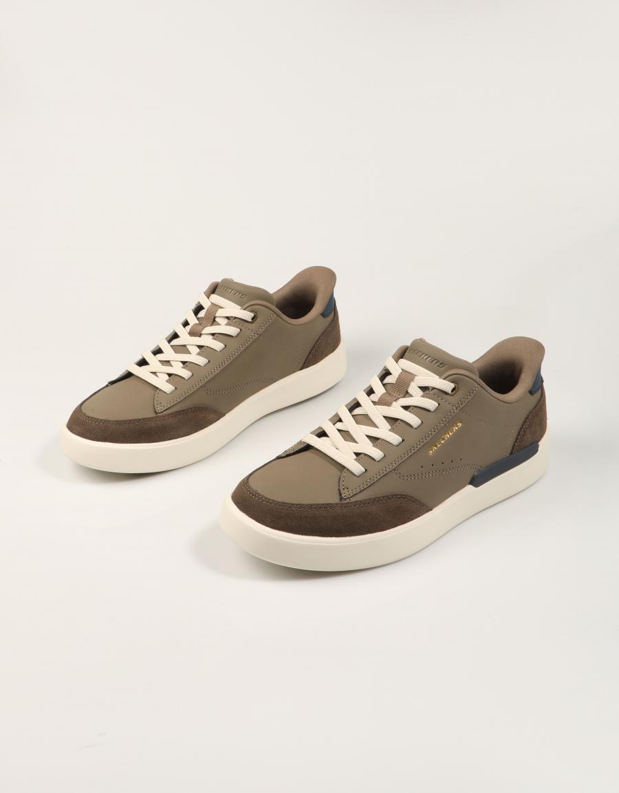 ZAPATOS SKECHERS SLIP INS TAUPE 211370 en color Taupe