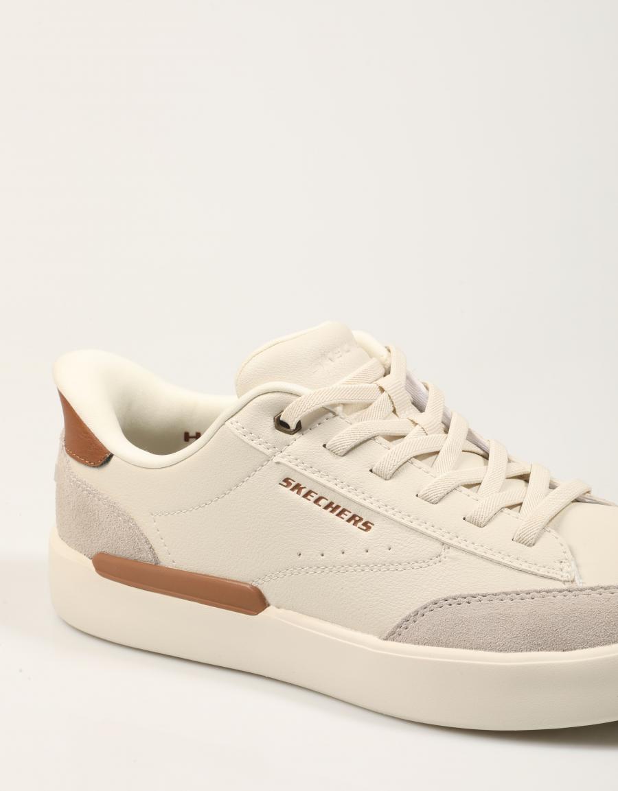 ZAPATOS SKECHERS SLIP INS OFF WHITE 211370 en color Hielo