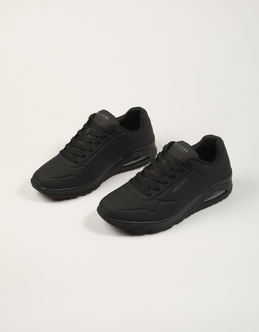 ZAPATILLAS SKECHERS UNO BLACK 52458 en color Negro