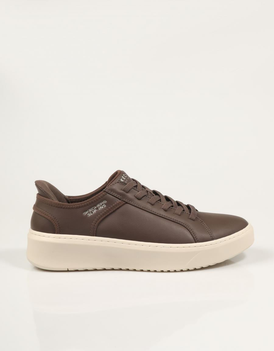 ZAPATILLAS SKECHERS COURT BREAK 183177 en color Marron