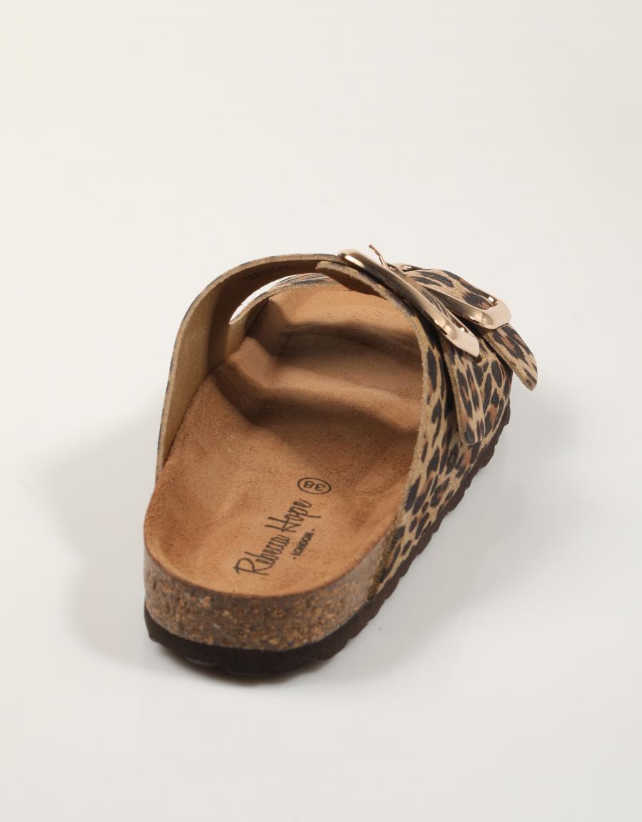 SANDALIAS REBECCA HOPE 2 HEBILL.LEOPARDO 01824303 en color Multicolor