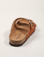 REBECCA HOPE 2 HEBILLAS REMACHES CUOIO 91166