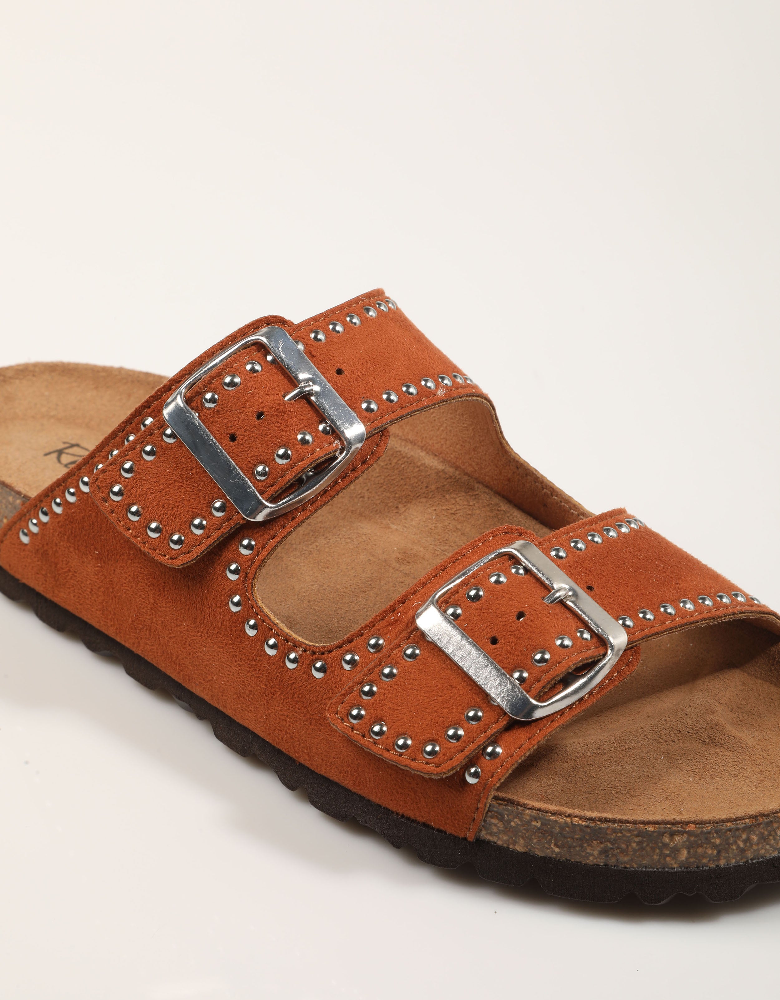 REBECCA HOPE 2 HEBILLAS REMACHES CUOIO 91166