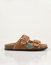 SANDALIAS REBECCA HOPE 2 HEBILLAS MULTI ETNICO CUOIO 01824318 en color Cuero