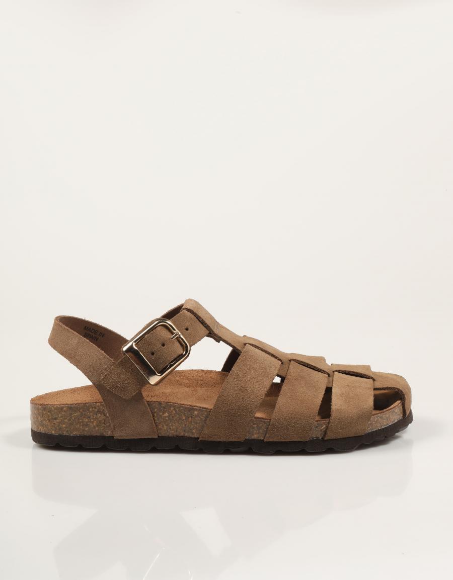 SANDALIAS REBECCA HOPE CANGREJERA GRUN TORTORA 01824320 en color Taupe