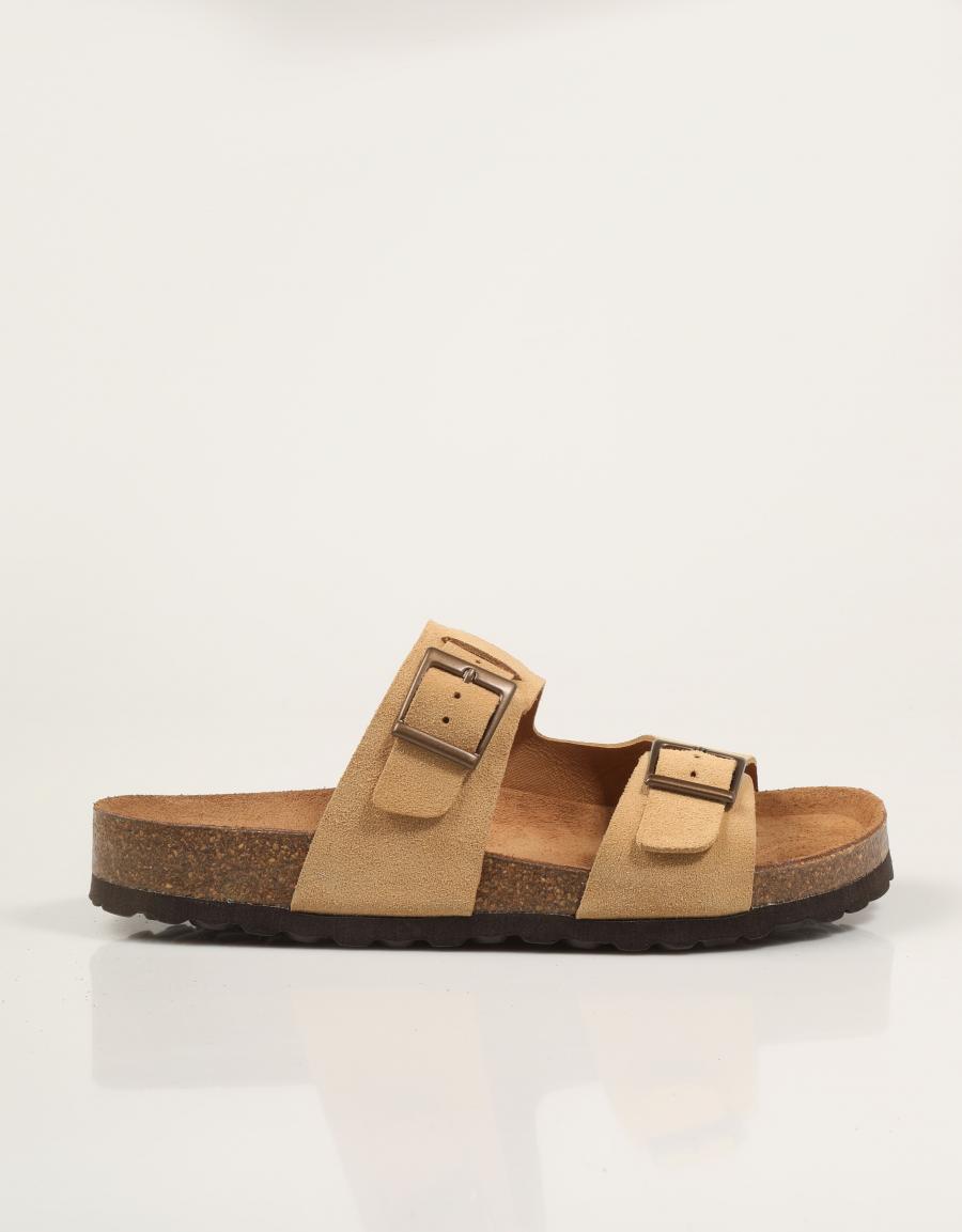 SANDALIAS REBECCA HOPE 2  HEBILLAS TAUPE 01824326 en color Taupe