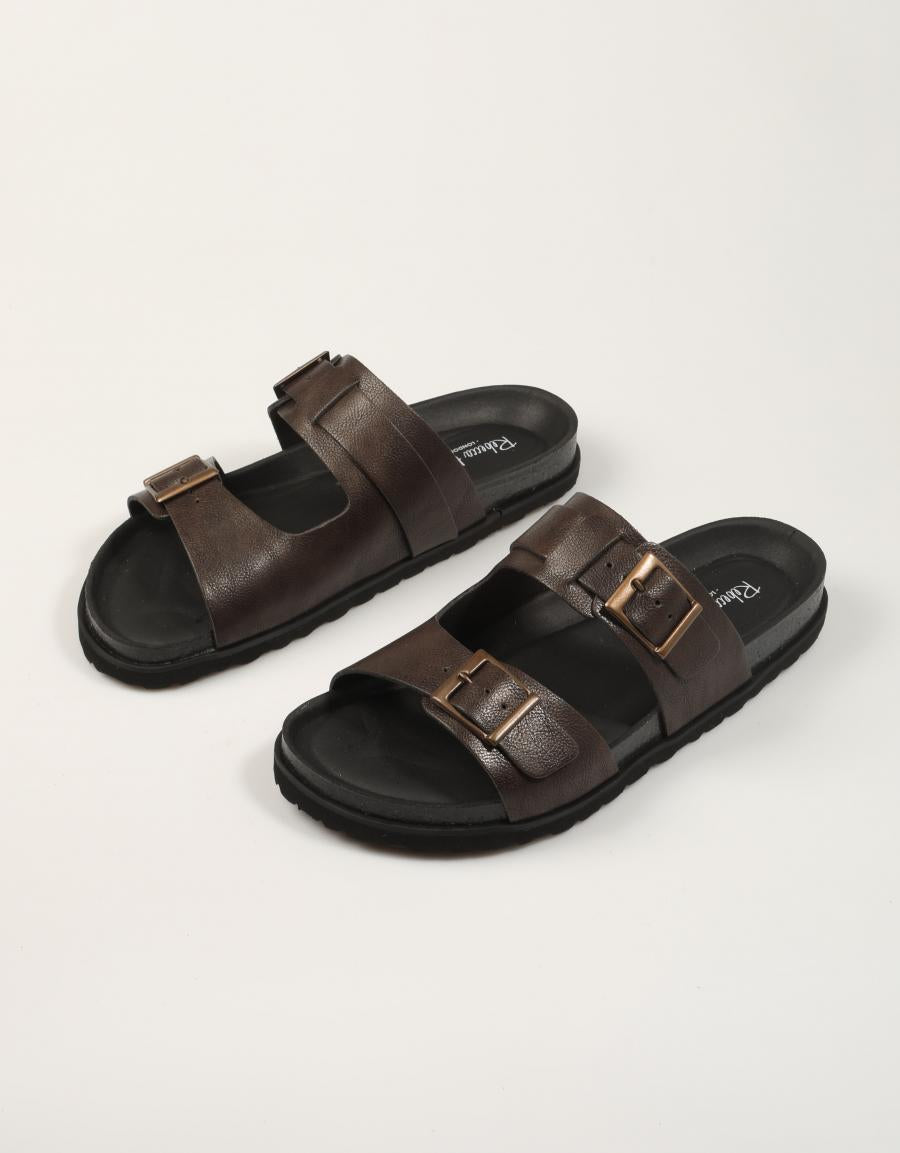 SANDALIAS REBECCA HOPE 2  HEBILLAS BROWN 01824328 en color Marron