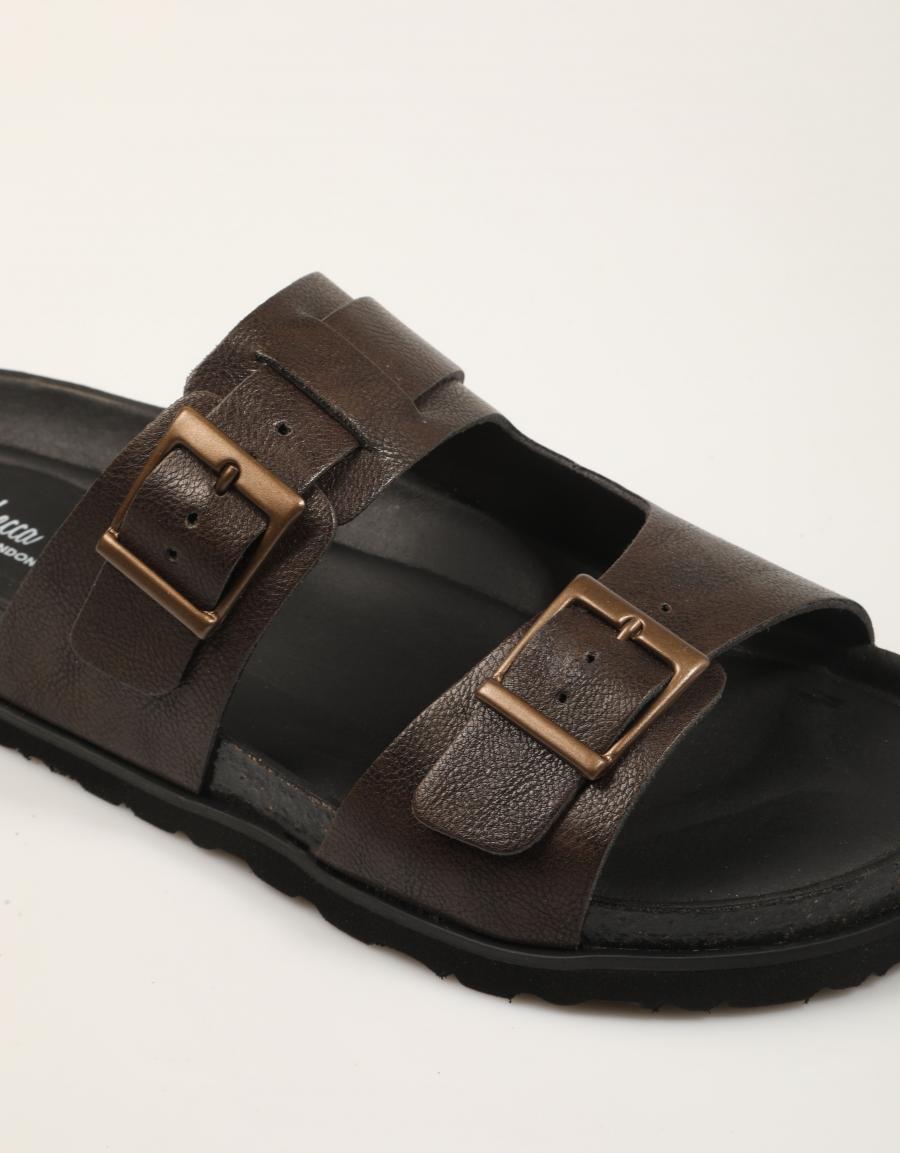 SANDALIAS REBECCA HOPE 2  HEBILLAS BROWN 01824328 en color Marron