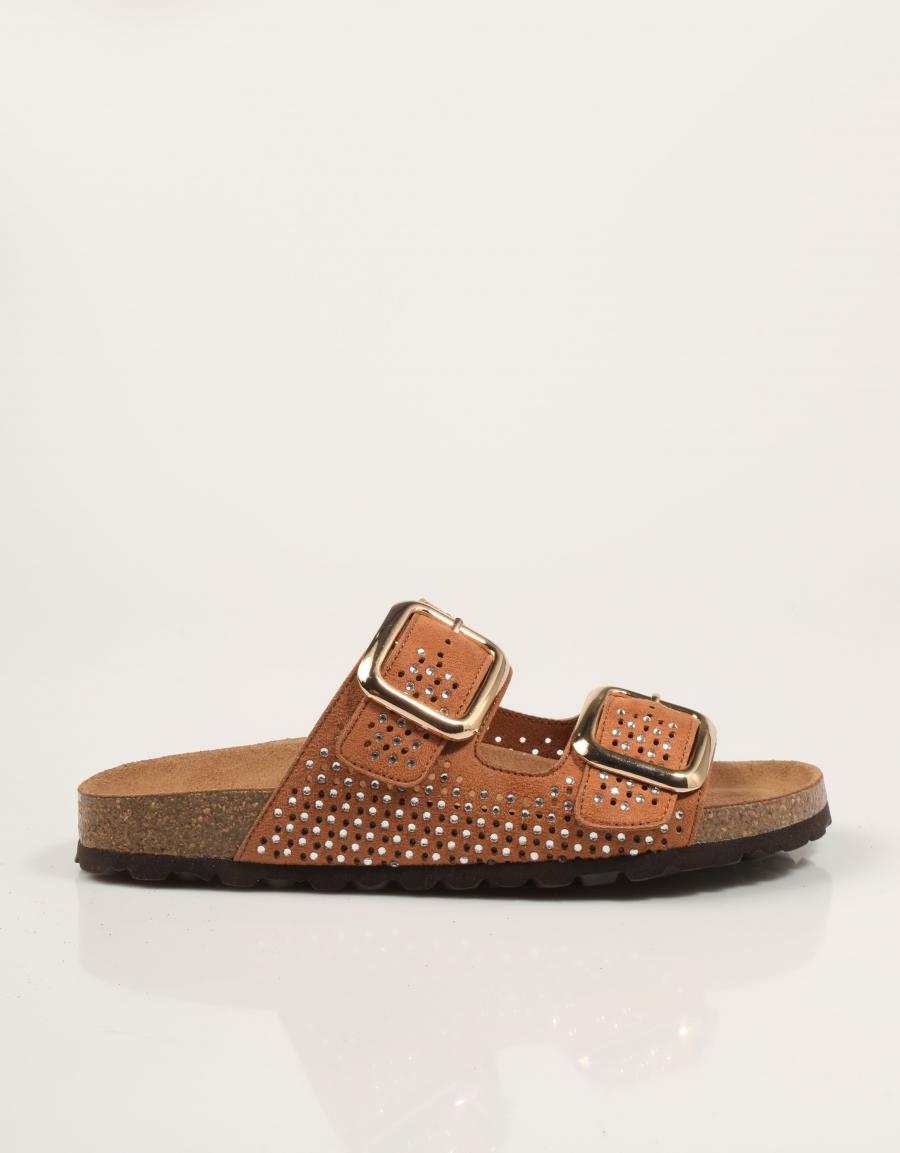 SANDALIAS REBECCA HOPE BIO LASER TAUPE en color Taupe