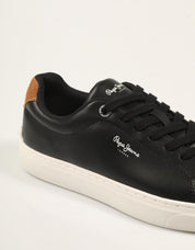 ZAPATILLAS PEPE JEANS CAMDEN MODE PMS000062 BLACK en color Negro