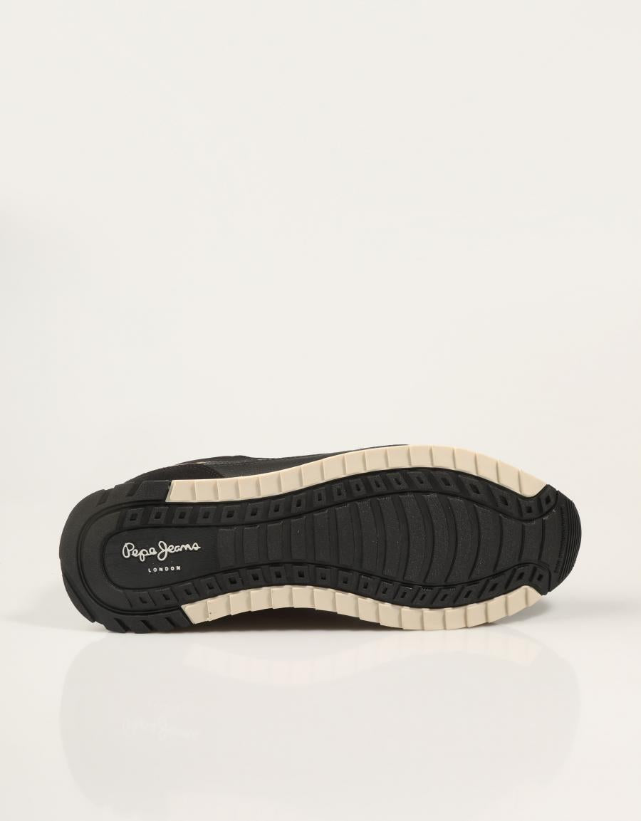 ZAPATILLAS PEPE JEANS BEXLEY ES.PMS400047 BLACK en color Negro