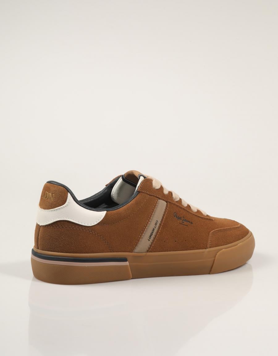 ZAPATILLAS PEPE JEANS KENTON SUEDE PMS300032 C.BEIGE en color Beige