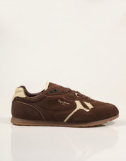 ZAPATILLAS PEPE JEANS DAZE BLOCK PMS300036 D.BROWN en color Marron