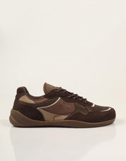 ZAPATILLAS PEPE JEANS SAVILE RACER PMS300034 D.BROWN en color Marron