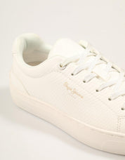 ZAPATILLAS PEPE JEANS CAMDEN HISS PLS000045 WHITE en color Blanco