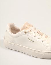 ZAPATILLAS PEPE JEANS CAMDEN BRIGHT PLS000038 WHITE en color Blanco