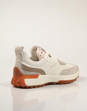 ZAPATILLAS PEPE JEANS LUCKY FIERCE PLS600067 WHITE en color Blanco