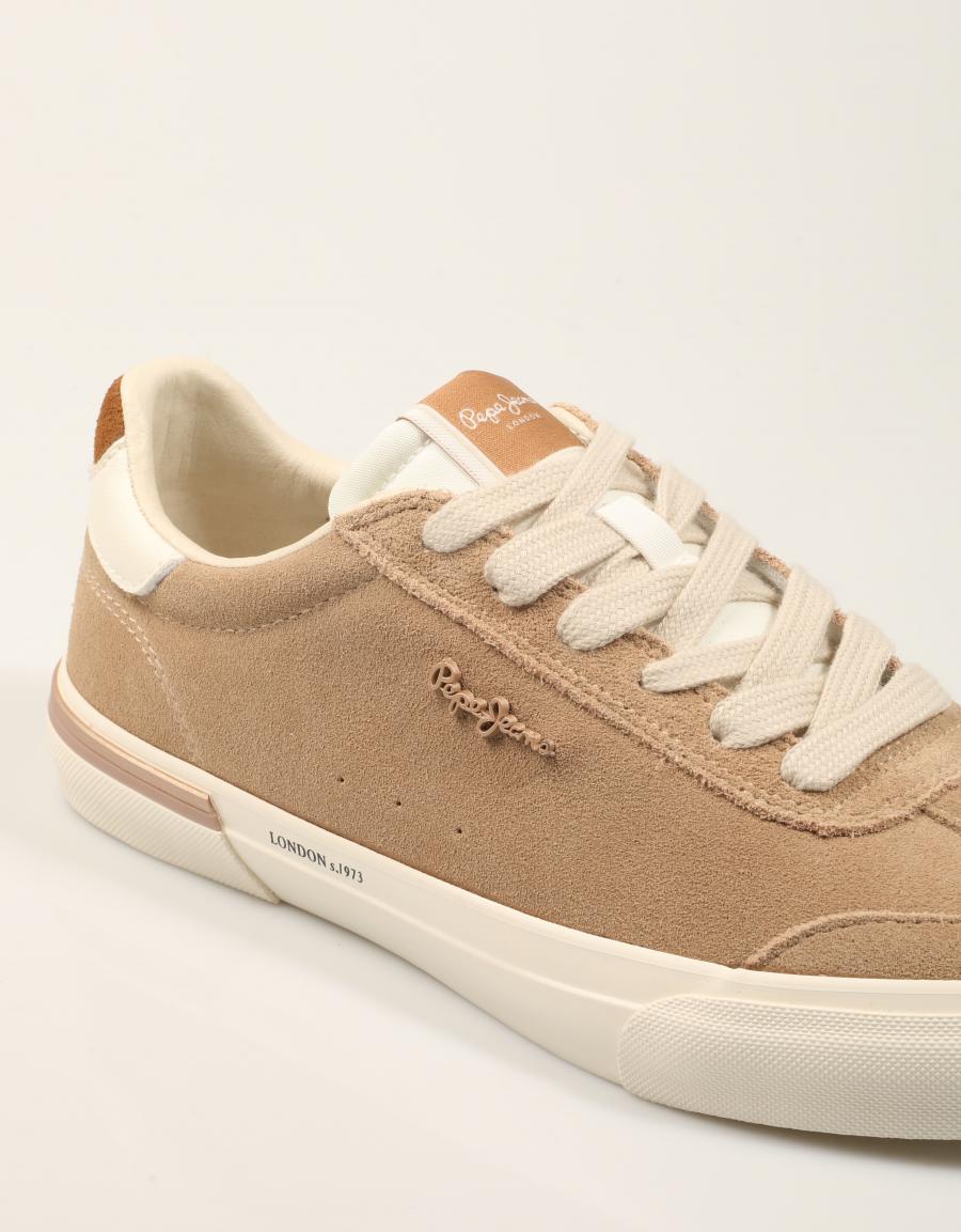ZAPATILLAS PEPE JEANS KENTON NUANCE PLS300032 BEIGE en color Beige