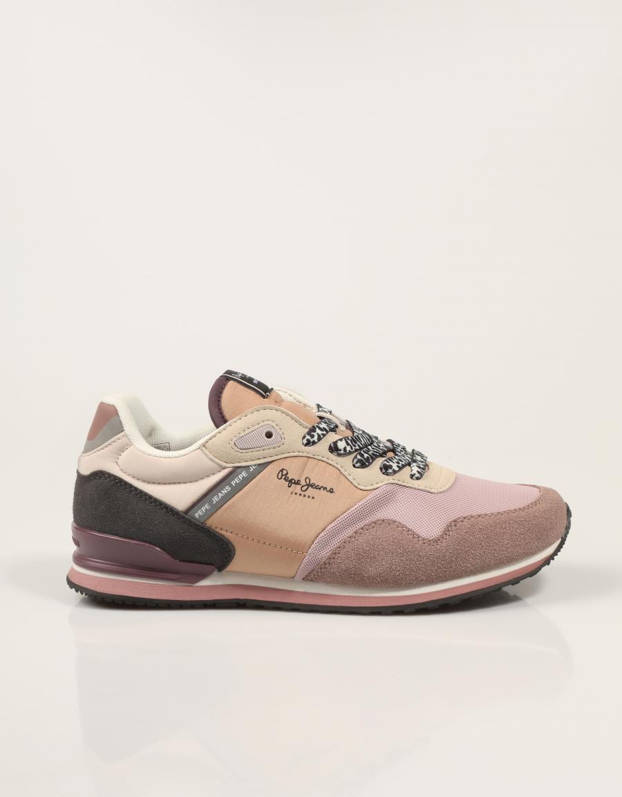 ZAPATILLAS PEPE JEANS LONDON FAME PGS400028 B.PINK en color Rosa