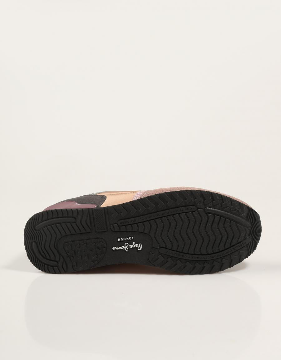 ZAPATILLAS PEPE JEANS LONDON FAME PGS400028 B.PINK en color Rosa