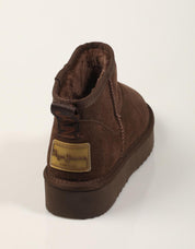 BOTINES PEPE JEANS DISSY YOUNG PLS50536 C.BROWN en color Marron