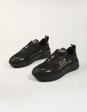 ZAPATILLAS ARMANI EA7 ACE RUNNER NEW BLACK AF18447 en color Negro