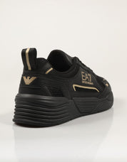 ZAPATILLAS ARMANI EA7 ACE RUNNER NEW BLACK AF18447 en color Negro