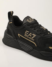 ZAPATILLAS ARMANI EA7 ACE RUNNER NEW BLACK AF18447 en color Negro
