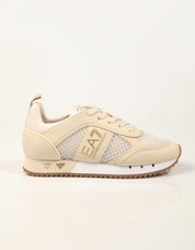 ZAPATILLAS ARMANI EA7 SNEAKER WHITE AF18610 en color Beige