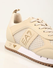 ZAPATILLAS ARMANI EA7 SNEAKER WHITE AF18610 en color Beige