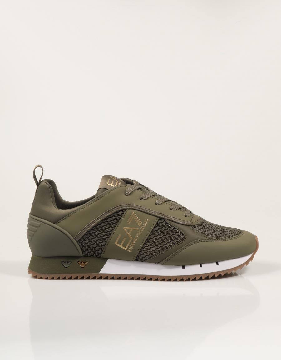 ZAPATILLAS ARMANI EA7 SNEAKER KHAKI AF18610 en color Kaki