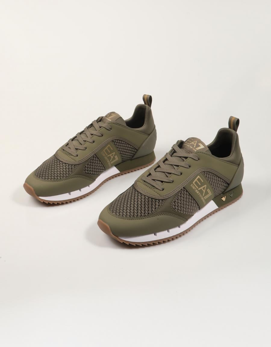 ZAPATILLAS ARMANI EA7 SNEAKER KHAKI AF18610 en color Kaki